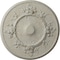 Ekena Millwork Flower Ceiling Medallion (Fits Canopies up to 3 7/8"), 27"OD x 1 1/8"P, Pot of Cream Crackle CM27FLPCC - alternate 1